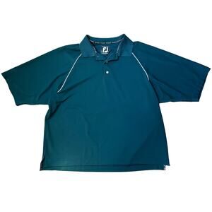 FootJoy Prodry Pique Green Golf‎ Polo Shirt Size XL